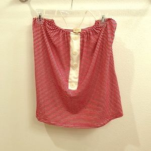 Ella Moss Striped Halter Top